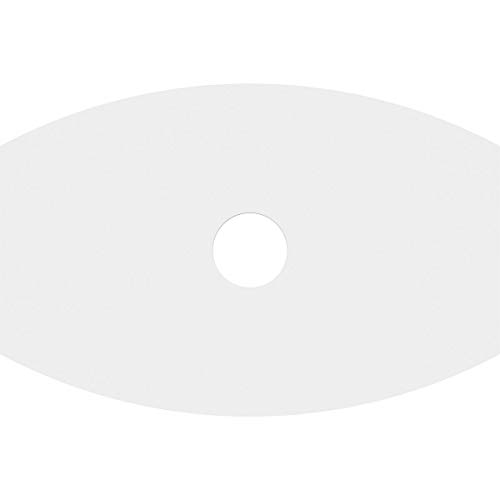 Image of Ekena Millwork CMP20X13KY-03000 Kailey Architectural Grade PVC Contemporary Urethane Ceiling Medallions 20 inchW x 13 3 /8 inchH x 3 inchID x 10 3 /4 inchC x 1 inchP