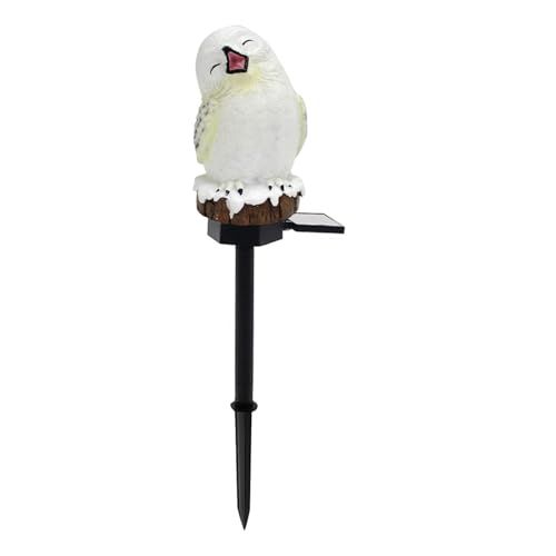 Lampe solaire hibou pour sublimer vos soirées sur la terrasse