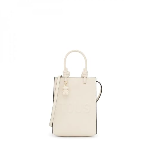 TOUS Mini Bolso Pop Beige, Para Mujer, Medidas 20,5 x 16 x 6 cm, Colección Tous La Rue New