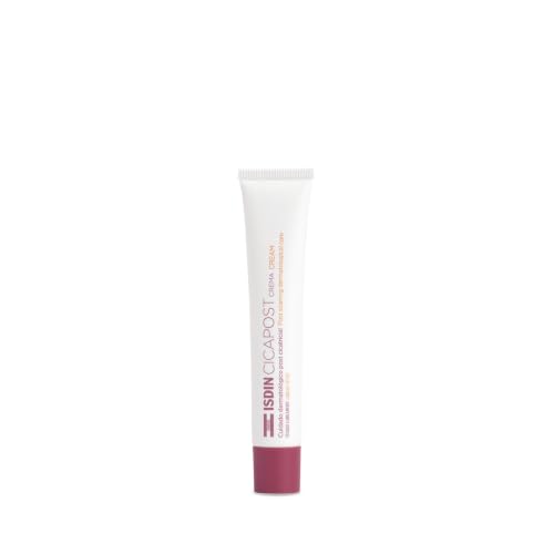 ISDIN Cicapost Crema cicatrizante con Rosa Mosqueta y Centella Asiática para la reparación de Cicatrices, 50 gr