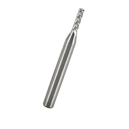 Flutes End Mill Cutter,1/4 1/8 3/16 5X HSS CNC 4 Flute End Mill Cutter Milling Machine Cutter Bit Tools