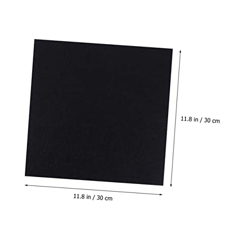Paneles Acústicos para Pared 2 Piezas Fieltro Aislante de Sonido para Grabación Negro miniatura 2