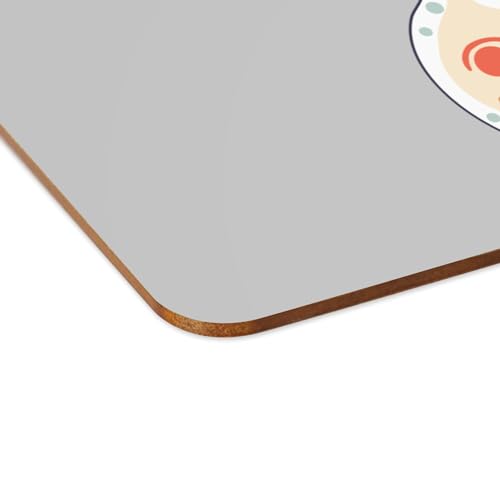 Sets de table souples en liège gris Kyogen - Napperons Japon grand format - 4