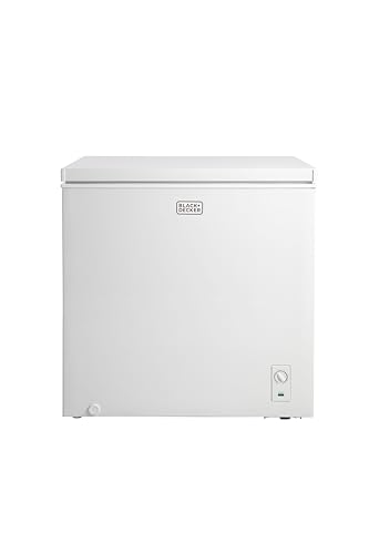 BLACK+DECKER 7.0 Cu. Ft. Chest Freezer, Holds up to 245 Lbs. of Frozen Food with Organizer Basket