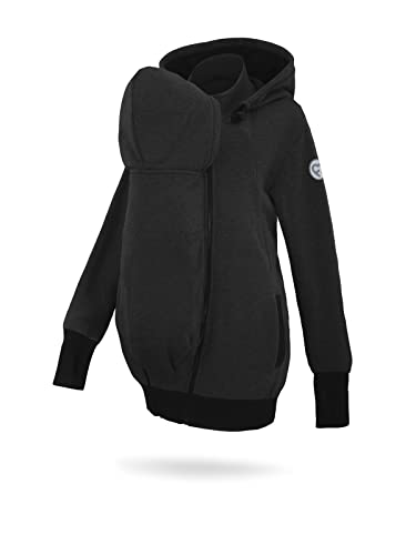 fun2bemum Tomy Men Baby Tragejacke VORNE/HINTEN für Papa Känguru Kapuze...