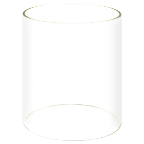 vidaXL Cylindre en Verre pour Chauffe-Hot Dog, Transparent, 200x240 mm, Verre Borosilicate, Accessoire de Remplacement Résistant à la Chaleur, Pièce pour Chauffe-Aliments