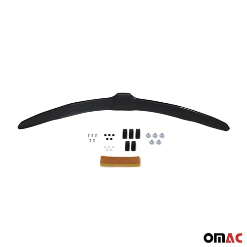 Déflecteur de capot Skoda Rapid 2012-2017 berline acrylique noir rigide
