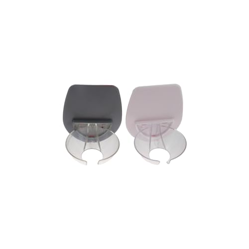 2Pcs Bathtub Wine Glass Holder Portable Shower Bath Cup Holder for Beer & Wine Plastic Wine Glass Holder for Bath Shower Wall Bracket Storage Rack