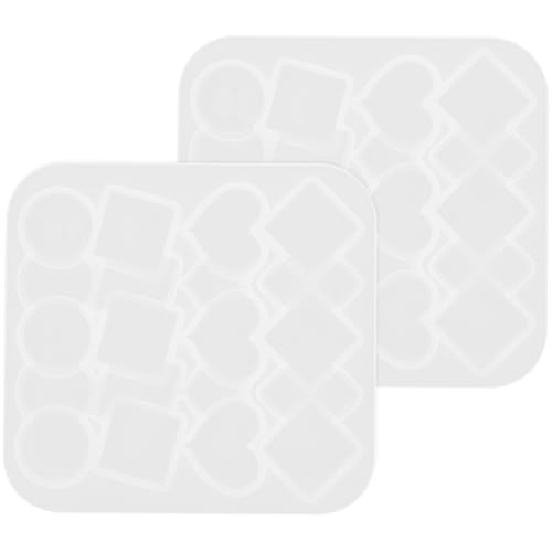 TEHAUX 2 Piezas Molde De Silicona Para Horquilla Molde De Fundición De Pasador De Pelo Plantas Falsas Moldes De Fundición De Pasadores De Pelo Moldes De Joyería Decoración Gel De Sílice