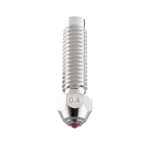 DUROZZLE Ruby Nozzle 0.4mm for Elegoo Centauri Carbon 3D Printer Extruder Hotend Kit Hardened & Abrasion Resistant for Precision Additive Manufacturing