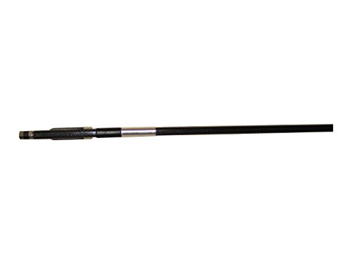 image for Vio Music Carbon Fiber Cello Bow 4/4, Ebony Frog, Natural Horse Hair