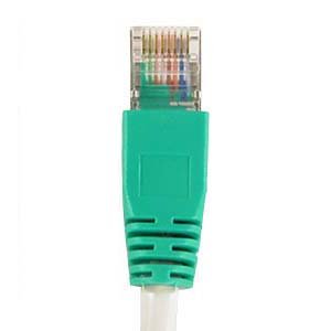 Cable crossover Cat6 0.91 m gris con conectores RJ45 miniatura 1