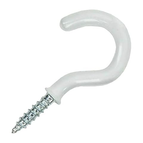 Merriway® 20 Pack Plastic Coated Mug Hooks Cover