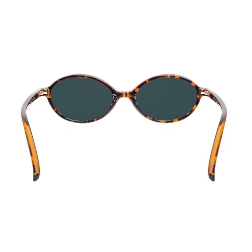 Image of boten Retro Oval Sunglasses for Women Men Small 90s Sun Glasses | Trendy Fashion Round Shades Cute Chic Narrow Designer Sunnies