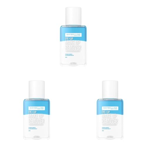 Image of Maybelline New York Eye + Lip Makeup Remover, Bi-phase (Pack of 3)