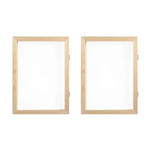 XAGMODSHN Set mit 2 Papierschöpfrahmen Holz