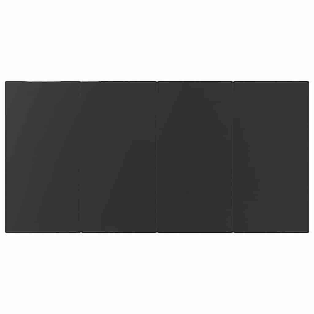vidaXL Conjunto de Comedor de Jardín 5 pcs Negro ratán sintético, Conjunto de Comedor Elegante para jardín y terraza, Mesa de reunión, sillas Modernas, Muebles Resistentes a la Intemperie