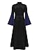 Sinleey Women Clergy Robe Church Dress Long Robe Elegant Church Clergy Dress Full Length Bodycon Dresses Navy Blue Small