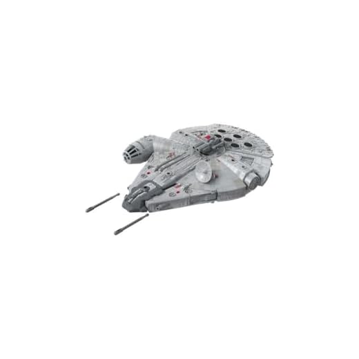 Star Wars Mission Fleet Han Solo Millennium Falcon, 6 cm höga figurer och fordon, leksaker för barn från 4 år