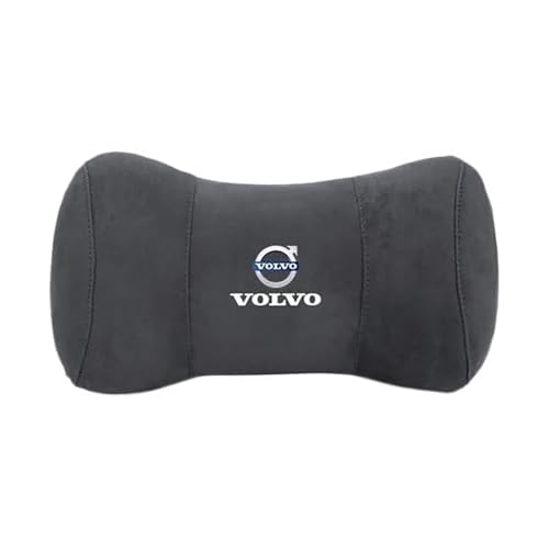 SAXCXCS Car Headrest Pillow, for Volvo S60 S80 S90 XC40 XC60 XC90 V40 V60 V70 V90 Car Neck Pillows for Driving,Memory Foam Car Seat Neck Support Pillows,Adjustable, Breathable