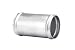 HPS AJ600-125 6061 T6 Aluminum Joiner Tubing with Bead Roll, 16 Gauge, 6" Length, 1.25" OD, 0.065" Wall Thickness