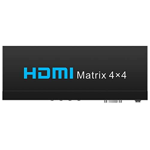 Amazon.co.jp: Wiistar HDMIマトリックス 4x4 HDMIスプリッター