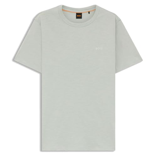 BOSS Men's T-Shirt, Silver 043, L