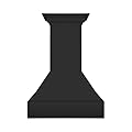 ZLINE 36 in. Wooden Wall Mount Range Hood in Rustic Black Finish (355CC-36)