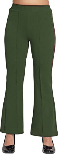 Image of YOZO Women's Regular Fit Cotton Blend Trouser