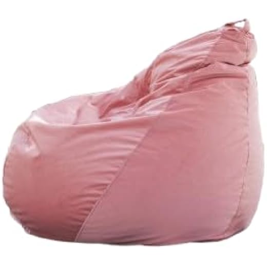 King Comfort Faux Leather Bean Bag Cover - Pink 2XL
