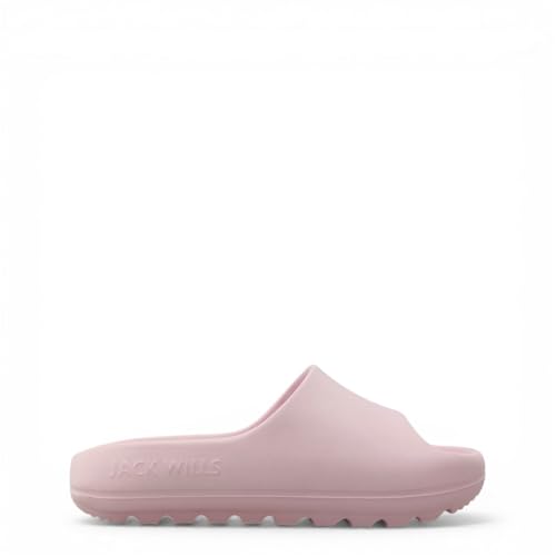 Image of Jack Wills Sliders Mens Pool Shoes Soft Pink 8 UK