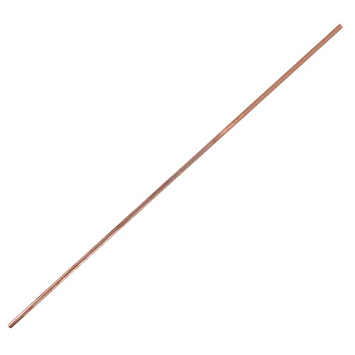 OSOLADY Copper Round Tube Copper Rod Metal Rods for Crafting Copper Sticks Copper Tubes Copper Piping Copper Tubing Metal Rods for Crafts Copper Round Rod Round Copper Tube Rods Copper
