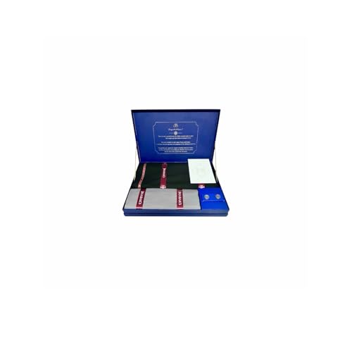 Image of JHABAK'S Men's 100% Pure Cotton Unstitched 1.7 Meters Shirt Piece - 3.25 Meters Suit Fabric Set with Cufflinks (Multicolour, All Weather Fabric, Attractive Box)