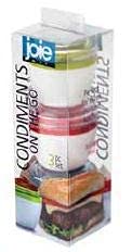 Joie MSC Condiments On The Go 2 Pack of 3 Piece Set