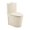 Swiss Madison Well Made Forever SM-1T254BQ, St. Tropez One Piece Elongated Toilet Dual Vortex Flush 1.1/1.6 gpf in Bisque