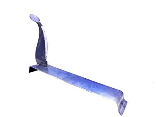 Generic Hard Steel Aruvamanai / Kathipeeta / Addili / Vegetable Cutter / Panikhi / Pirdai with Coconut Scraper. Iron Blade and Scraper, 600 Gram Weight.