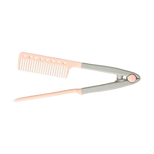 Peine alisador para mujer | Peine alisador tipo V para peinado de pelo largo y corto, aparato de peinado antideslizante para cabello seco y húmedo para mujeres en casa salón hotel viajes