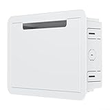 [Solution de divertissement soignée] La boîte multimédia TV encastrée de 22,9 cm garde tous vos appareils de streaming organisés et hors de vue, améliorant l'esthétique de votre espace de divertissement.