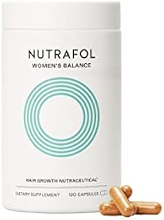 Nutrafol Women's Balance Hair Growth Supplement for Visibly Thicker Hair & Scalp Coverage 1 Bottle | 1 Month Supply