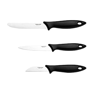 Ensemble de 3 Couteaux à Légumes Fiskars Essential