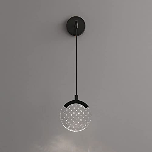 需要输出原标题 Simple Brushed Brass Adjustable LED Dimmable Wall Sconce with Acrylic Cover Modern Wall Lights for Bedside Bathroom Indoor Black Wall Lamp for Bedroom Decoration