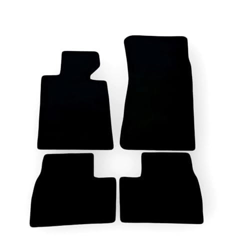 Tapis Auto pour BMW 3 E30 Imperméable en Moquette Épaisse Noire