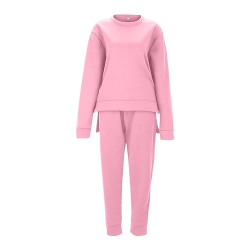 Chándal para mujer Y2K ideal como ropa de salón y conjunto de ocio con forro polar 4