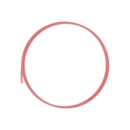 PTFE �`���[�u�����炩�ȑf�� 4 mm OD �e�t�����g �t���[ 3D �v�����^�[�A�݊���������܂�Bambu Lab AMS �ƌ݊�������A�݊���������܂�Creality �ƌ݊�������(Solid color - Red,5M)