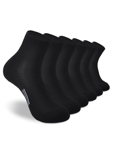 Ankle Socks Womens Cotton Athletic Cushioned Running Socks