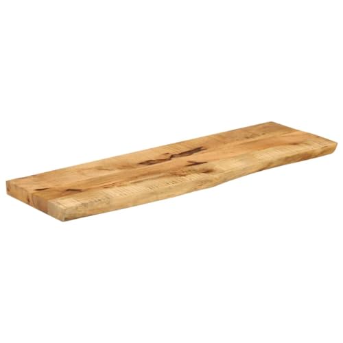 Tablero de mesa de madera maciza de mango 110 x 20 cm para solucionar falta de espacio en baldas 3