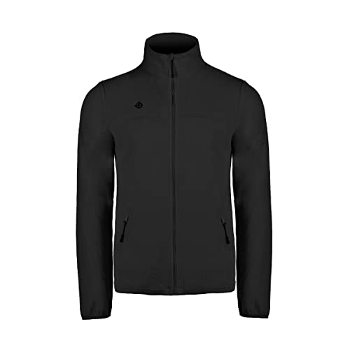 Izas   Forro Polar para Hombre   Chaqueta Polar con Cuello Alto y Cremallera   Forro Polar de Invierno Ligero y de Secado Rápido   Ideal para Actividades al Aire Libre   Padru Negro   M