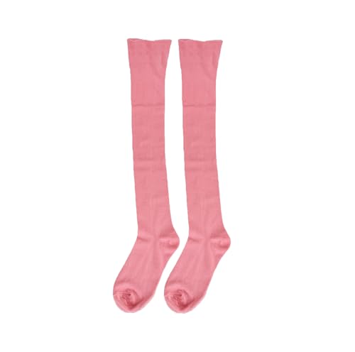 Image of Bestjybt Women Thigh High Socks Cotton Warm Long Over Knee High Stockings