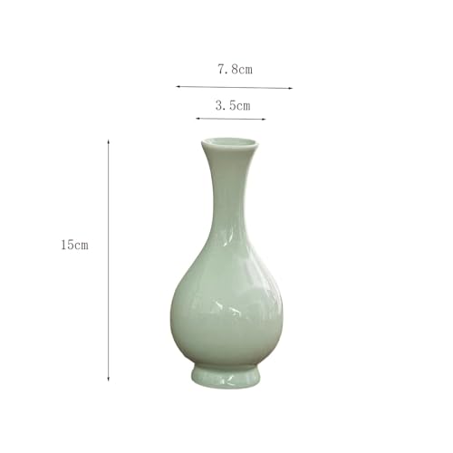 Florero cerámico de lujo con acabado elegante para diseño de interiores 3