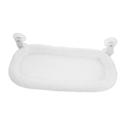 POPETPOP Cat Window Hammock Cat Perch with Reliable Suction Cups Indoor Window Seat Cozy Sunbathing Platform Portable Design